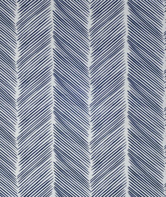Etta Herringbone Fabric – Blue – Occipinti